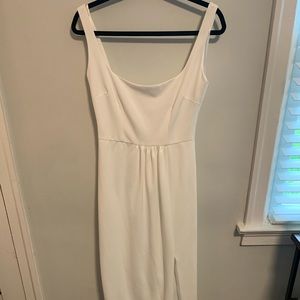 Katie May Lucy Gown in Ivory Stretch Crepe